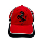 Vintage Racing Cap 2000 Ferrari Logo Schwarz Rot