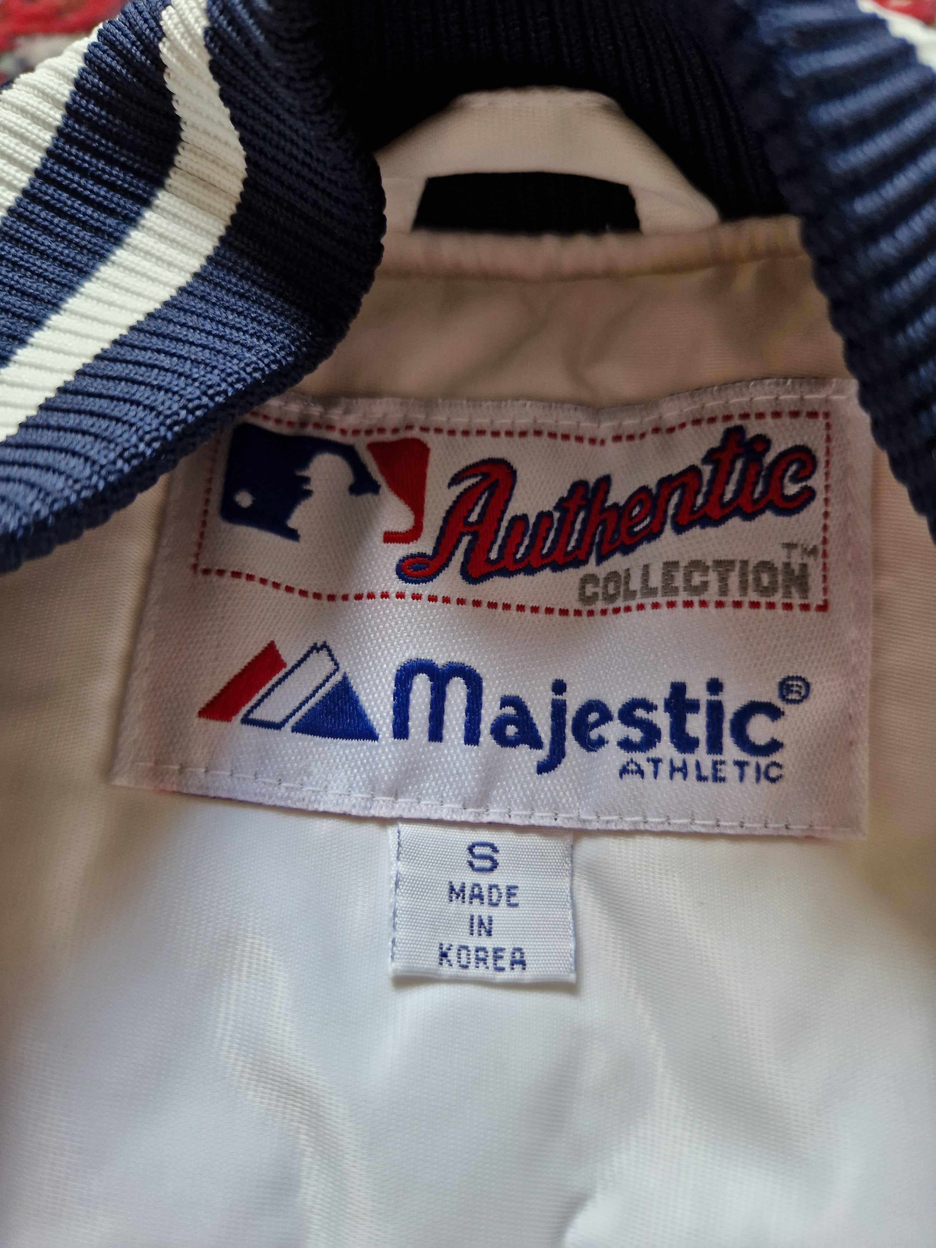 Rare! Vintage Majestic Collegejacke Starter NY Yankees Baseball Made In Korea Weiß S