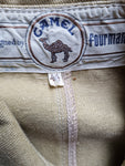 Vintage Camel Jacke Bush Military Style Used Look Inc Repairs Sand/Braun 44