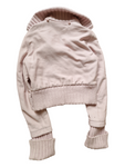 Vintage Hugo Boss Damen Jacke Riri Zip Cropped Look Altrosa 36