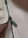 Vintage Hugo Boss Damen Jacke Riri Zip Cropped Look Altrosa 36