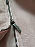 Vintage Hugo Boss Damen Jacke Riri Zip Cropped Look Altrosa 36
