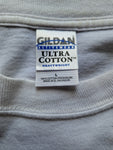 Gildan Longsleeve "to the moon" Weiß L