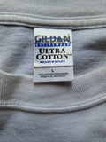 Gildan Longsleeve "to the moon" Weiß L