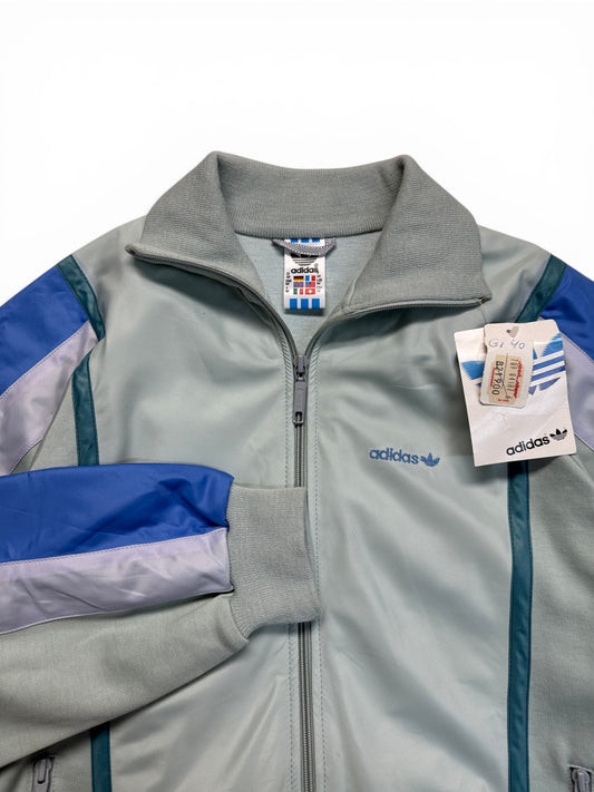 80s Adidas Damen Skianzug Made In Malta Mint Blau D42 L
