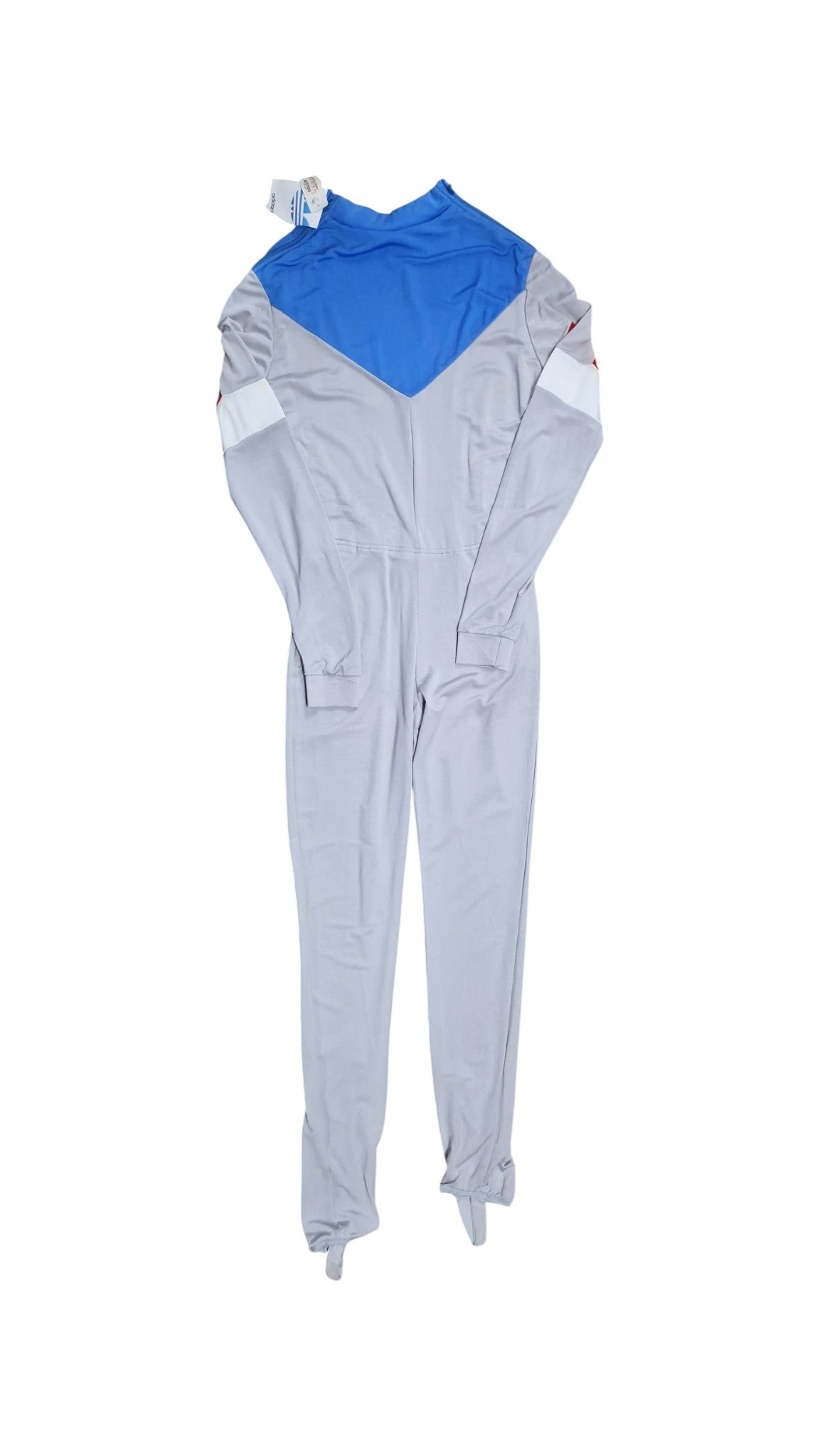 80s Adidas Ski Overall Deadstock Made In West Germany Grau Blau D48 S