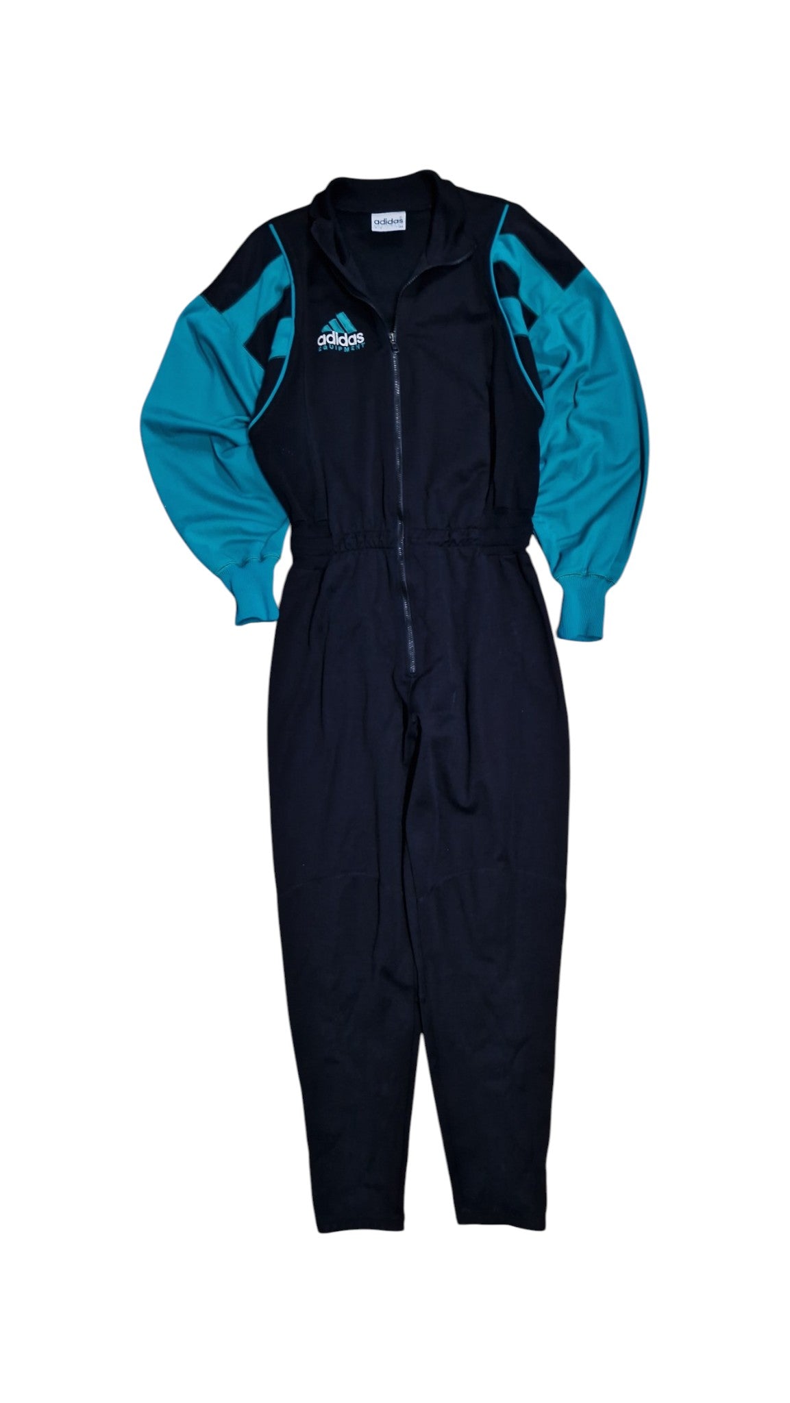 90s Adidas Equipment Overall Made In Damascus Syria Schwarz Grün D7 L