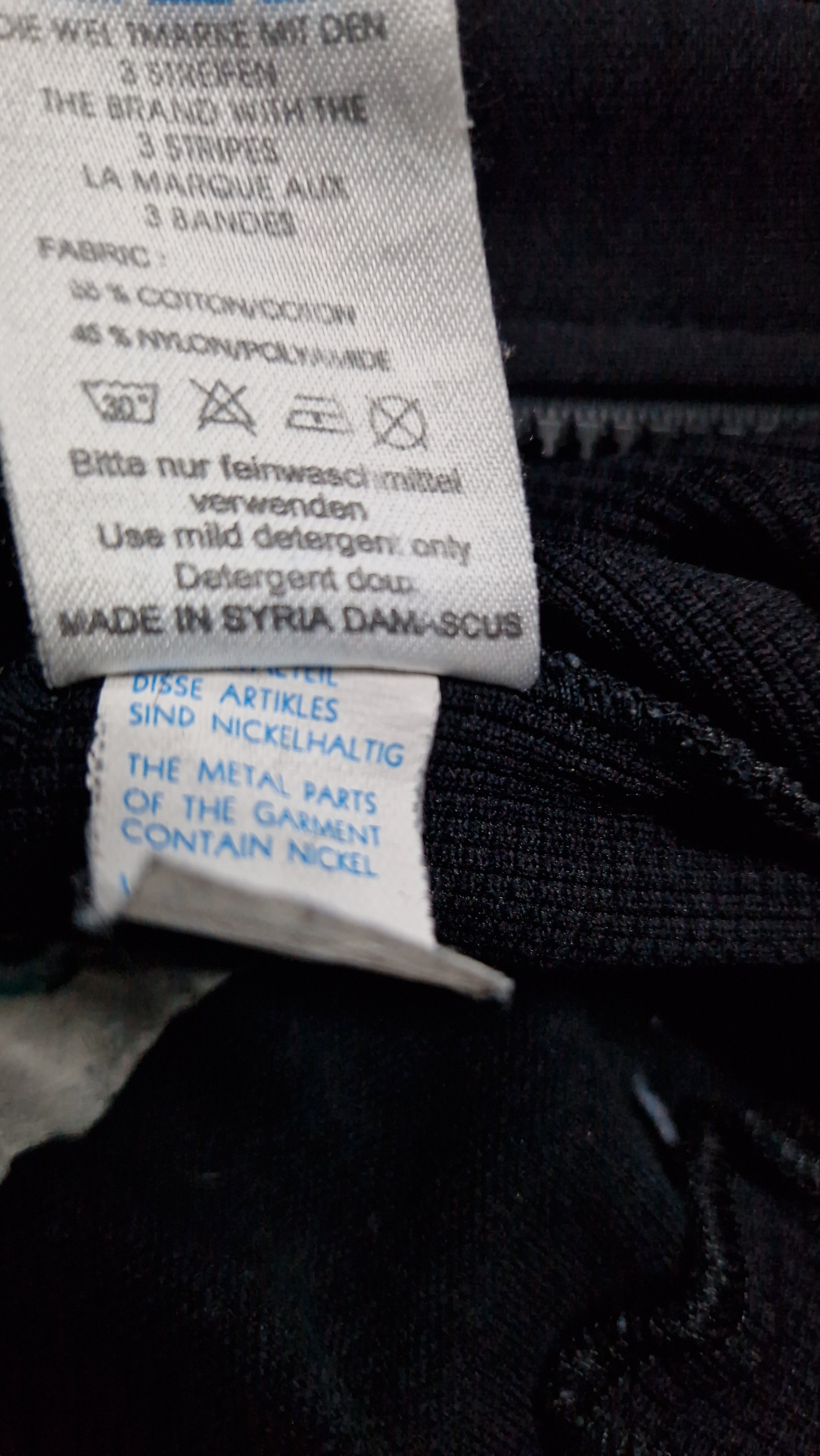 90s Adidas Equipment Overall Made In Damascus Syria Schwarz Grün D7 L