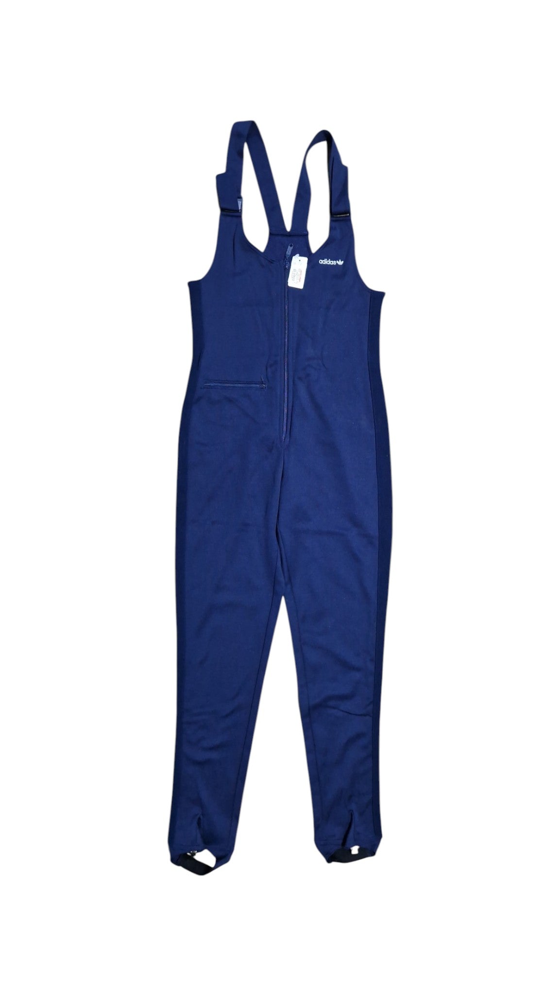 80s Adidas Damen Ski Overall Deadstock Made In West Germany Dunkelblau D38 S