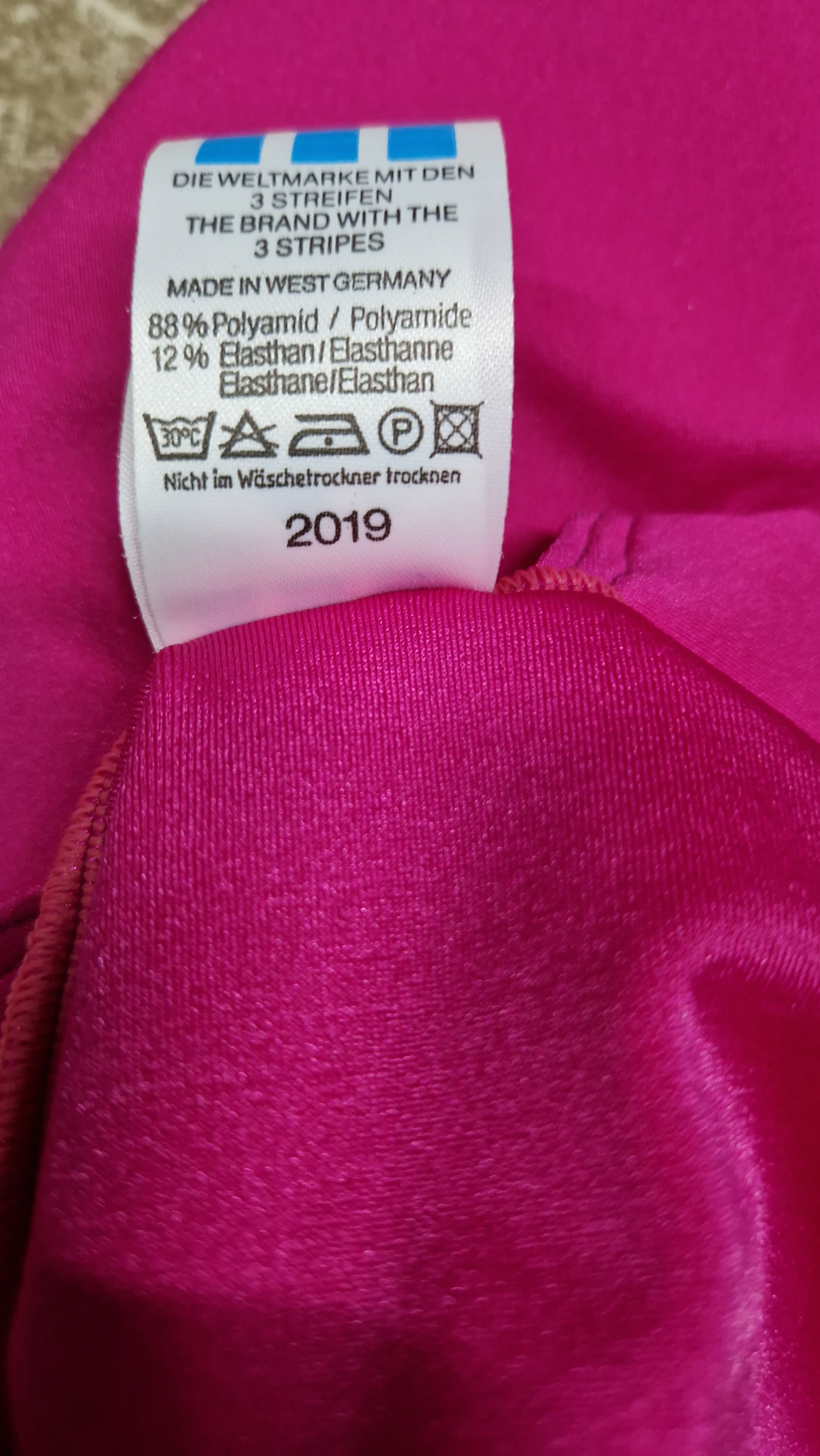 80s Adidas Ski Overall Deadstock Made In West Germany Rosa D50 M