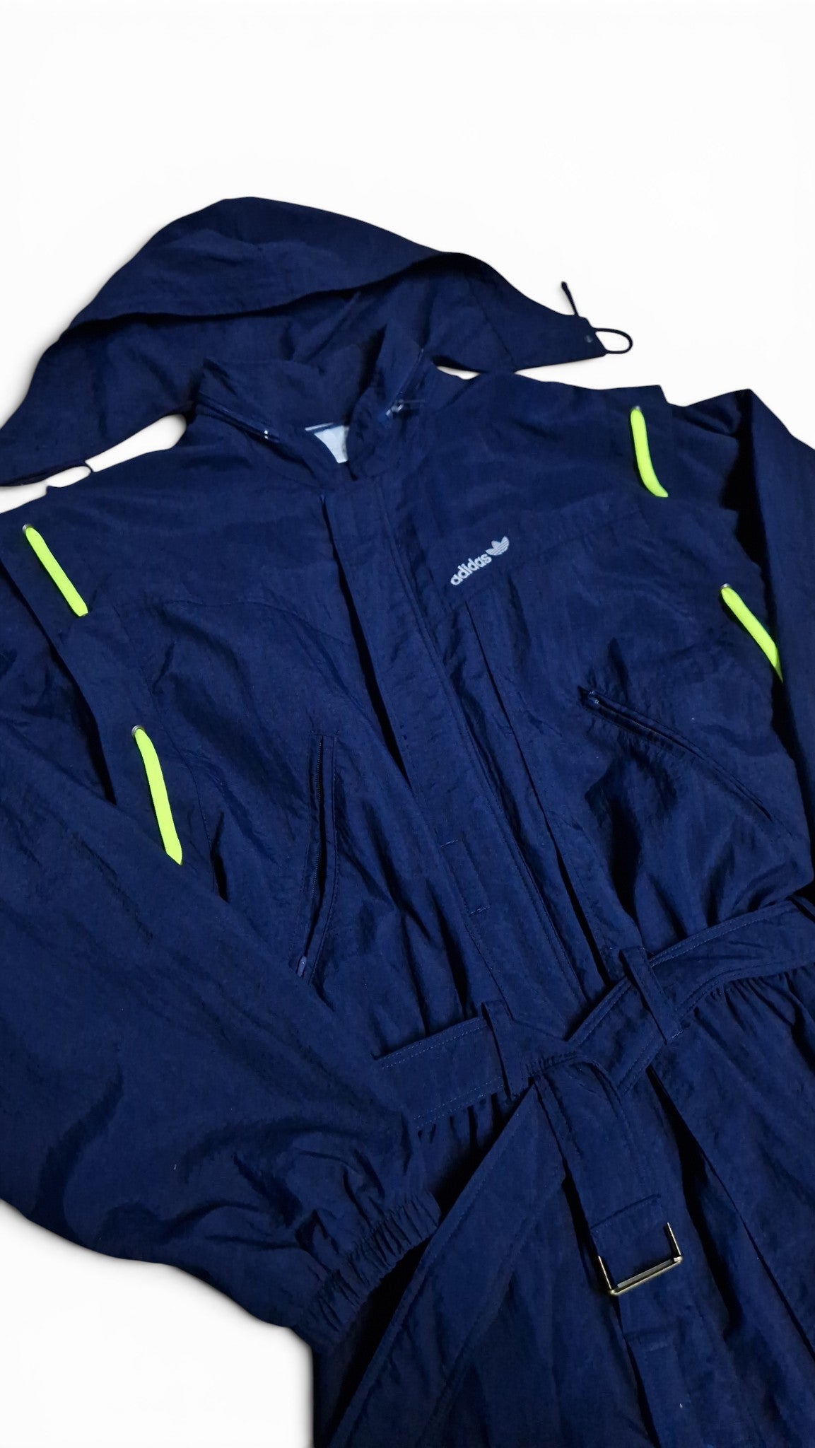 90s Adidas Overall Made In Hungary Dunkelblau D7 L