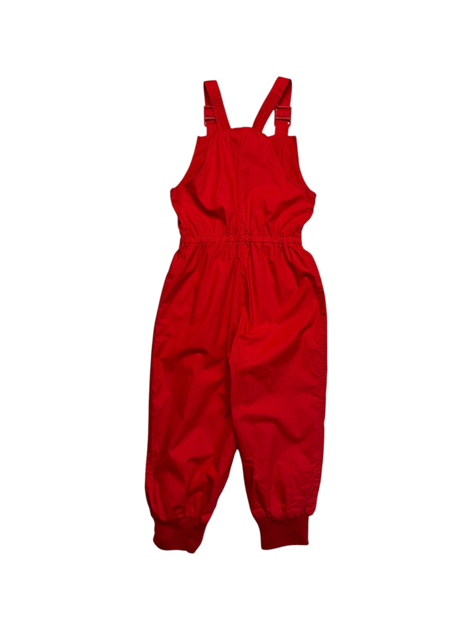90s Adidas Damen Skianzug Deadstock Frottee Futter Monochrome Rot 38 XS