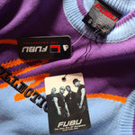Y2K Fubu Kleid Aus Dickerem Stoff Hellblau S