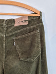 Levis True Vintage Cordhose Grün XL-XXL