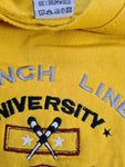 Vintage Sweater French Line University Gelb Bestickt S