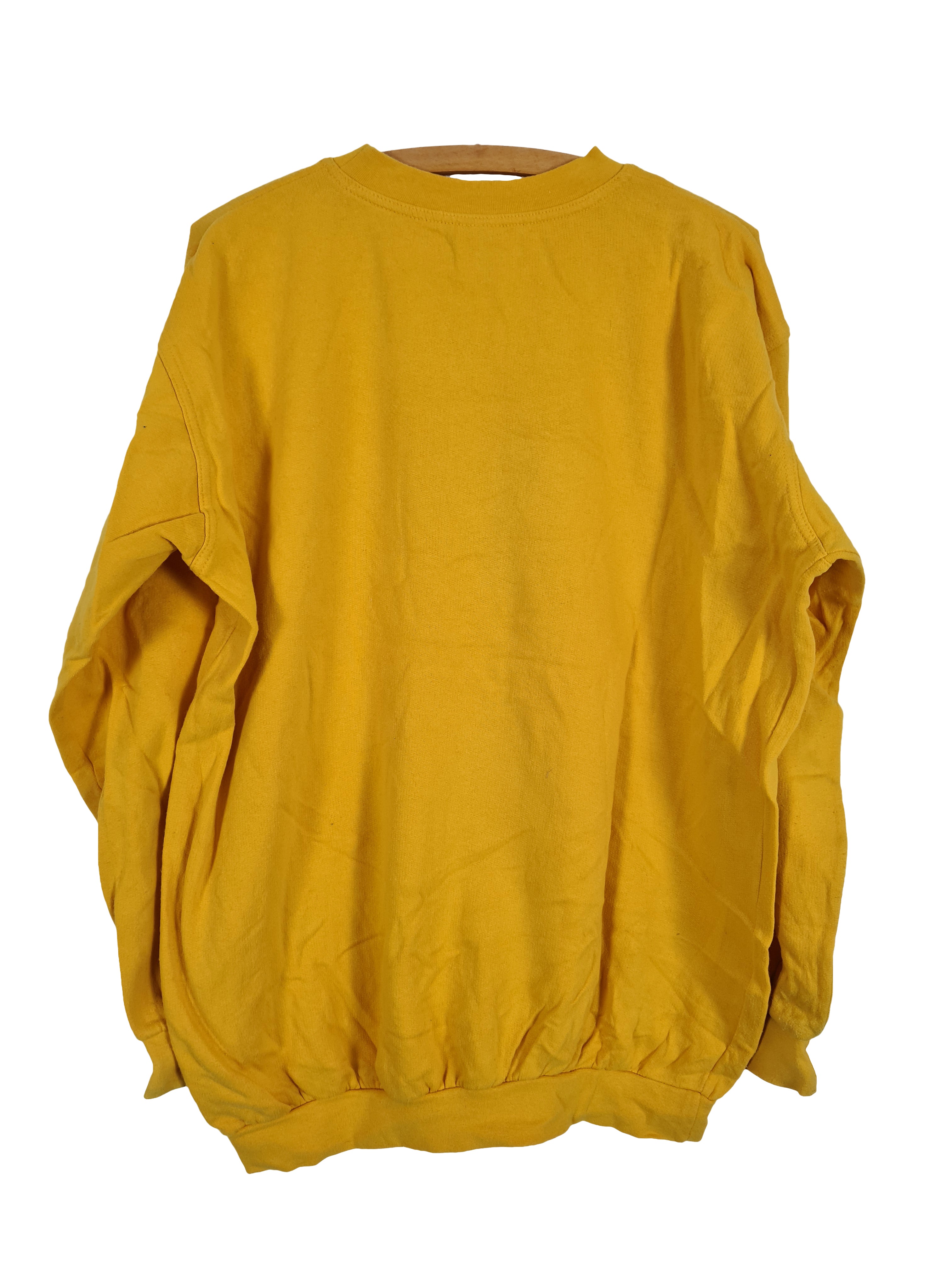 Vintage Sweater French Line University Gelb Bestickt S - RareRags