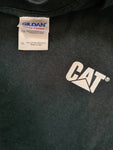 Rare! Cat Tee Caterpillar Schwarz Weiß Gildan Heavy Cotton - RareRags