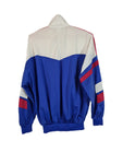 Adidas Sportjacke Print Made in Singapore Blau Weiß Rot M