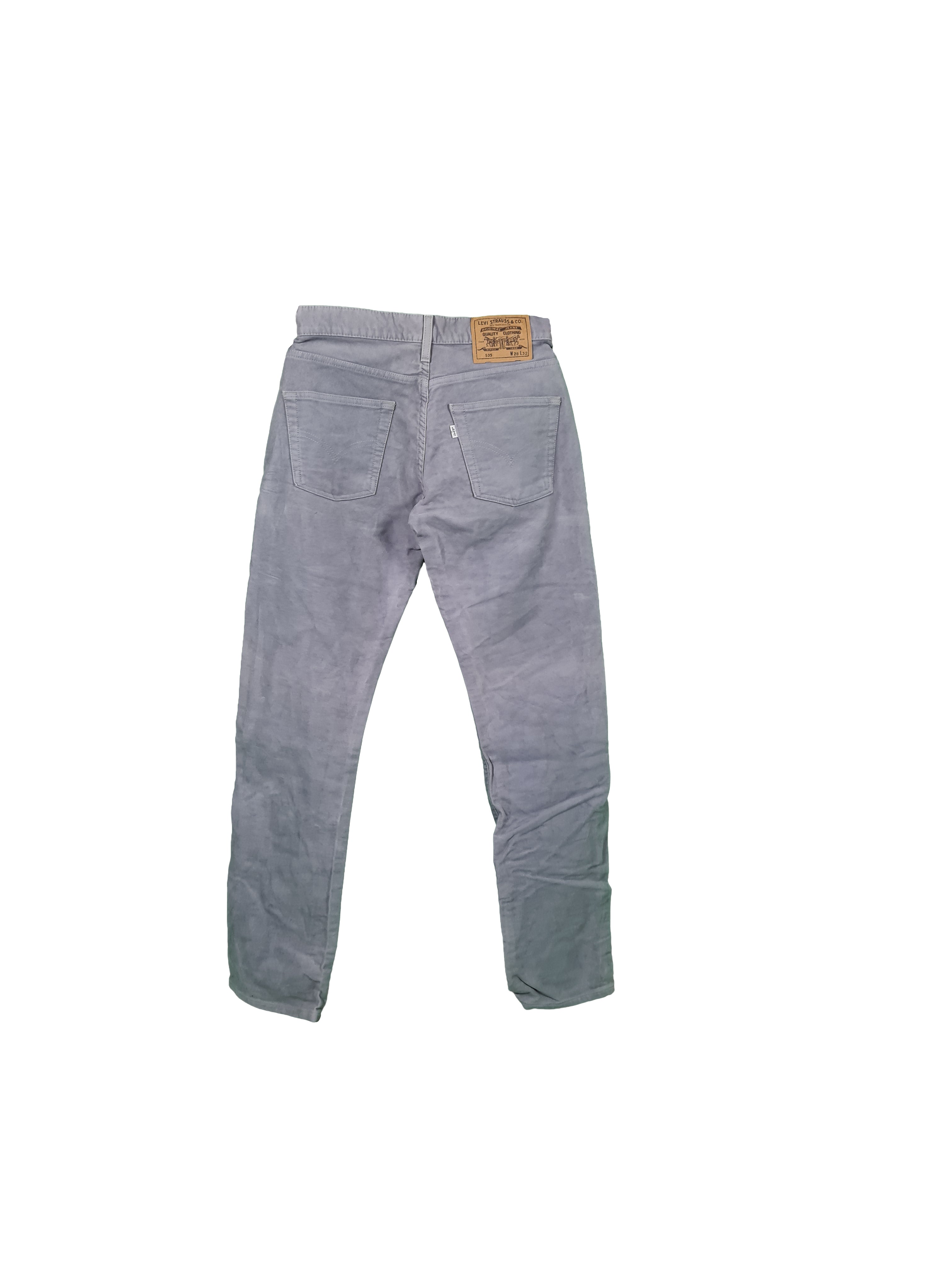 Vintage Levis Hose 535 Grau W28 L32 - RareRags