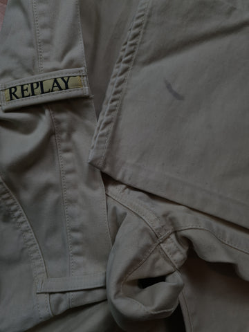 – RareRags Beige Hose in L32 Made Replay Italy W31