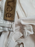 Vintage Lee Hose "Virginia" Weiß 31-31