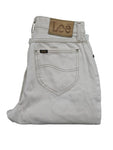 Vintage Lee Hose "Virginia" Weiß 31-31