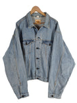 Vintage Hard Rock Cafe Jeansjacke Miami Hellblau XXL