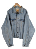 Vintage Hard Rock Cafe Jeansjacke Miami Hellblau XXL