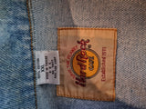 Vintage Hard Rock Cafe Jeansjacke Miami Hellblau XXL