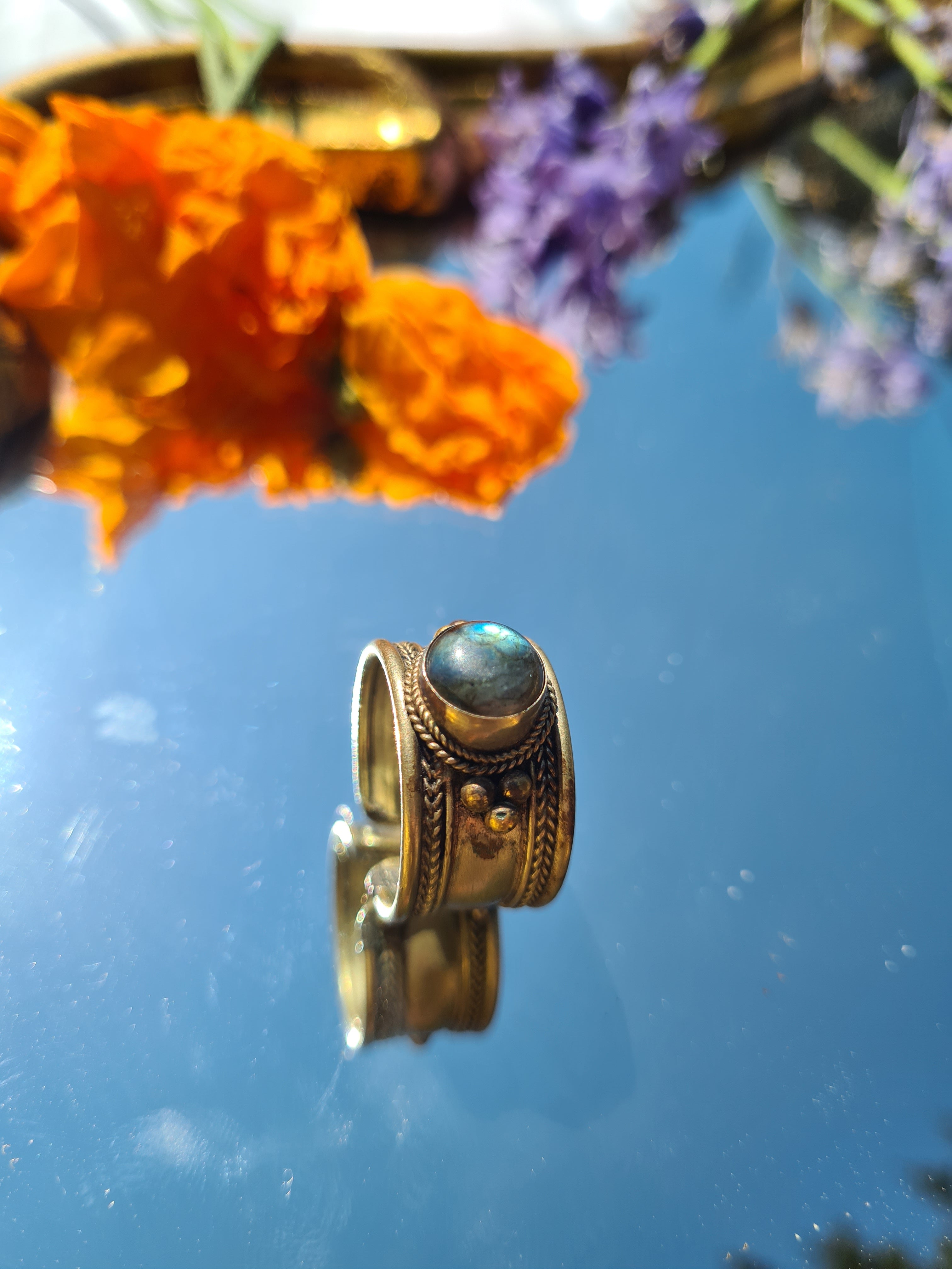 Ring mit Labradorit - RareRags