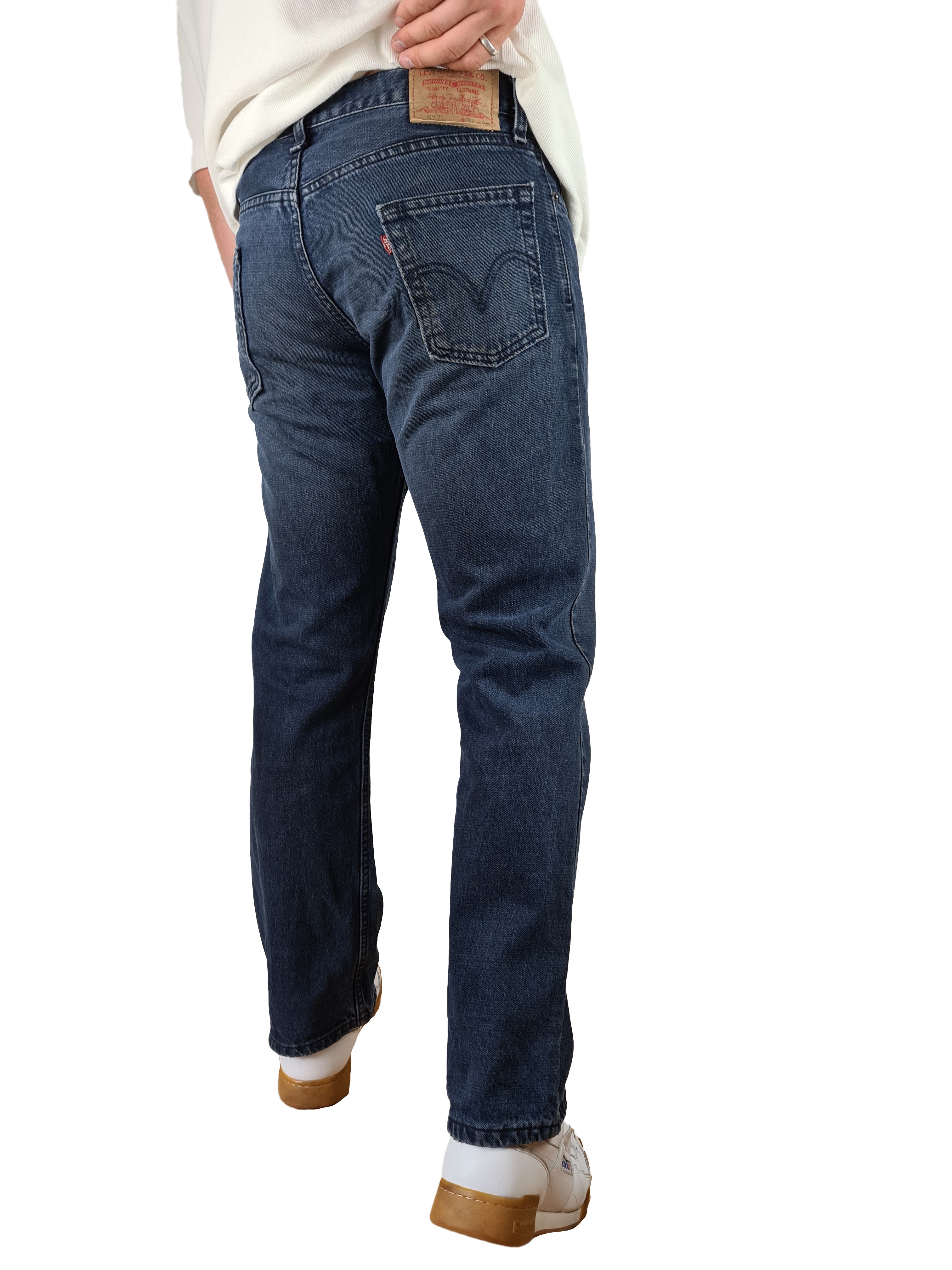 Levis Low Rise Boot Fit 527 Jeans dunkelblau W31 L30 - RareRags