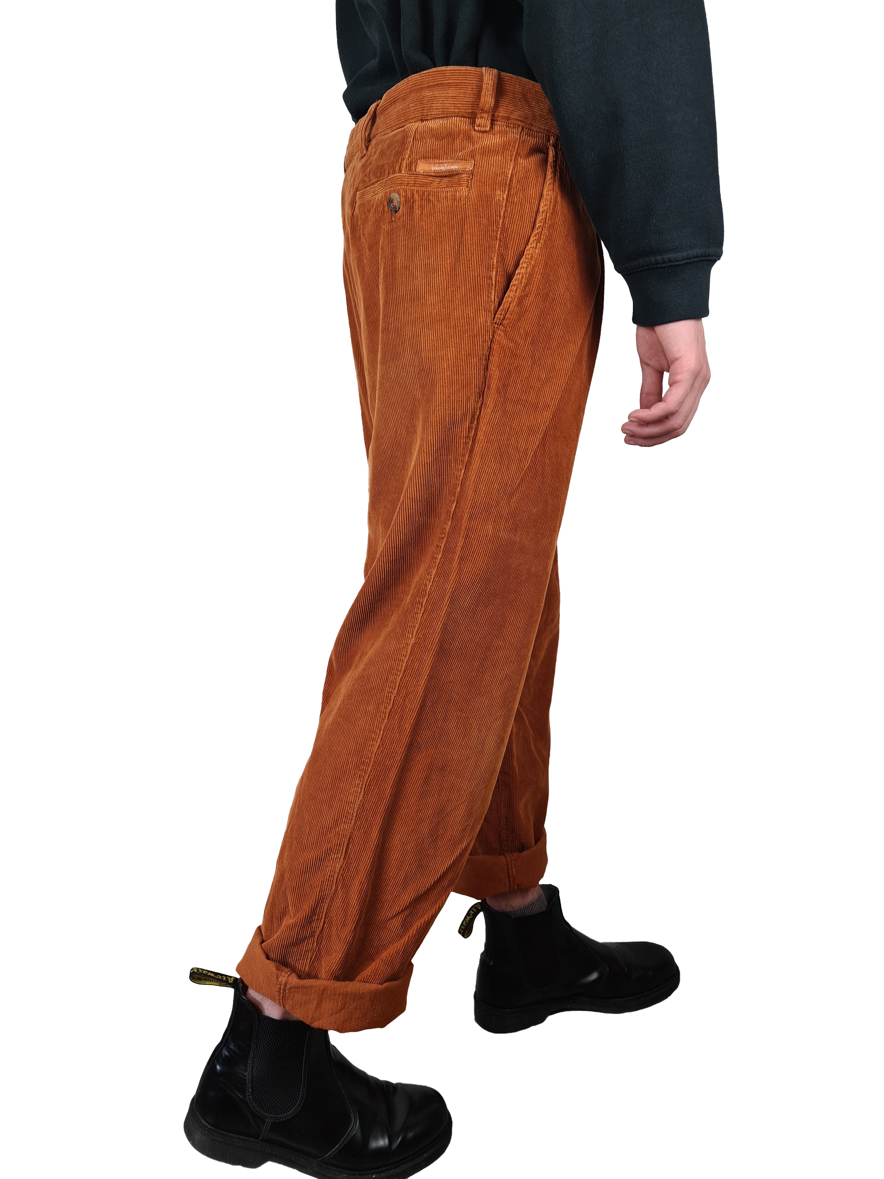 Ermenegildo Zegna Designer Cordhose Rost L-XL - RareRags