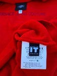 Vintage Versace Jeans Couture Strickpulli/Sweater Merino Rot XL