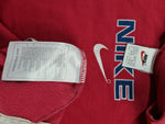 Vintage Nike Sweater Back-Swoosh Bestickt Rot M