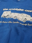 Rare! Vintage Hanes Sweater Ifa-mobile DDR Bedruckt Blau XL