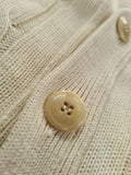 Rare! Vintage Iceberg Strickpulli Marine Mouse Bestickt Beige M-XL