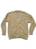 Rare! Vintage Iceberg Strickpulli Marine Mouse Bestickt Beige M-XL