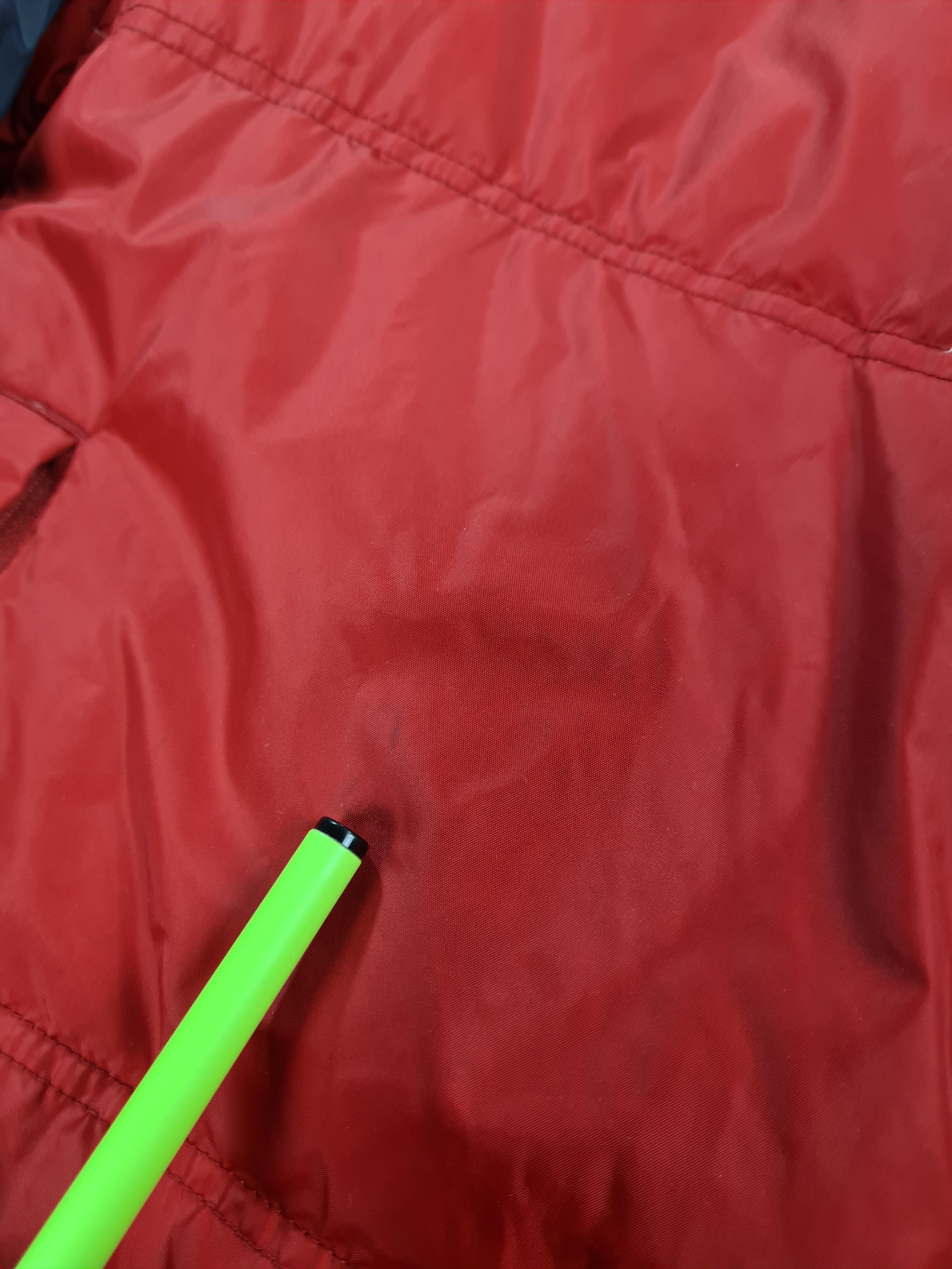 Vintage Helly Hansen Daunenjacke Basic Bestickt Rot/Anthrazit XL - RareRags