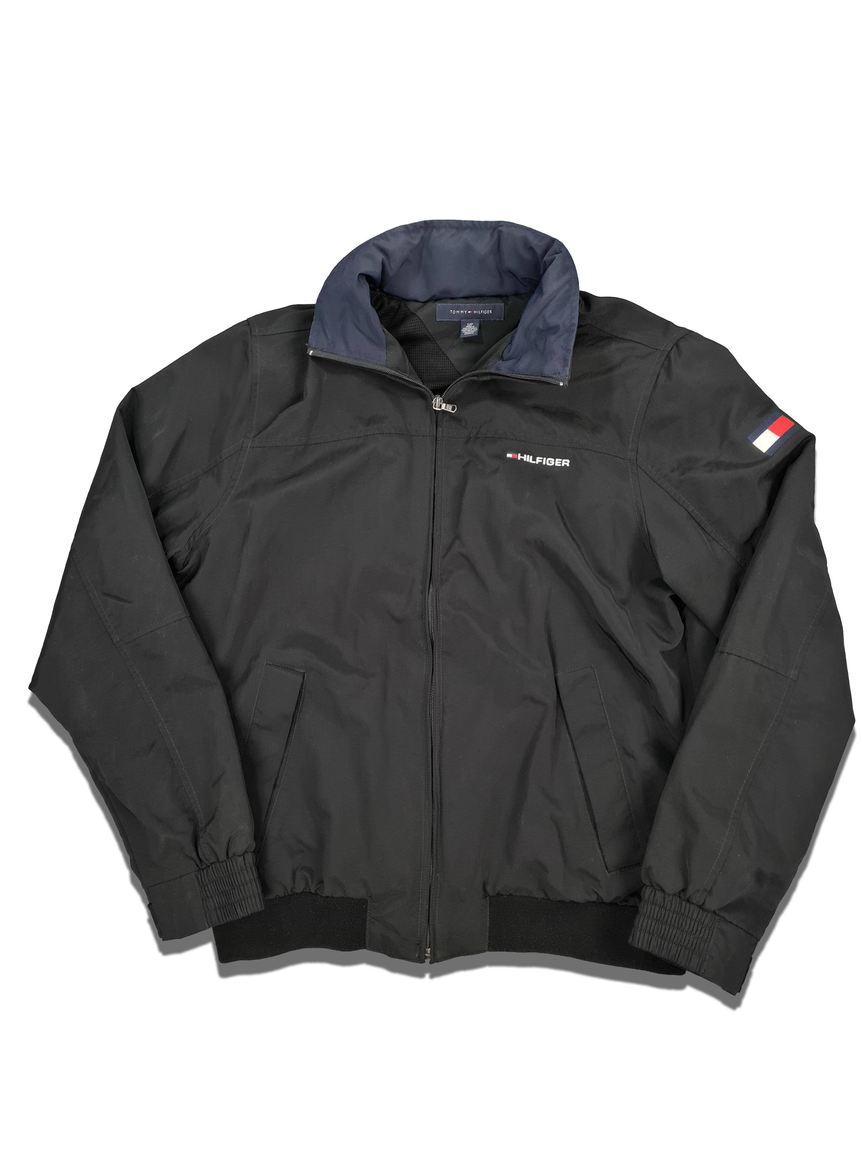 Moderne Tommy Hilfiger Übergangsjacke Schwarz S - RareRags