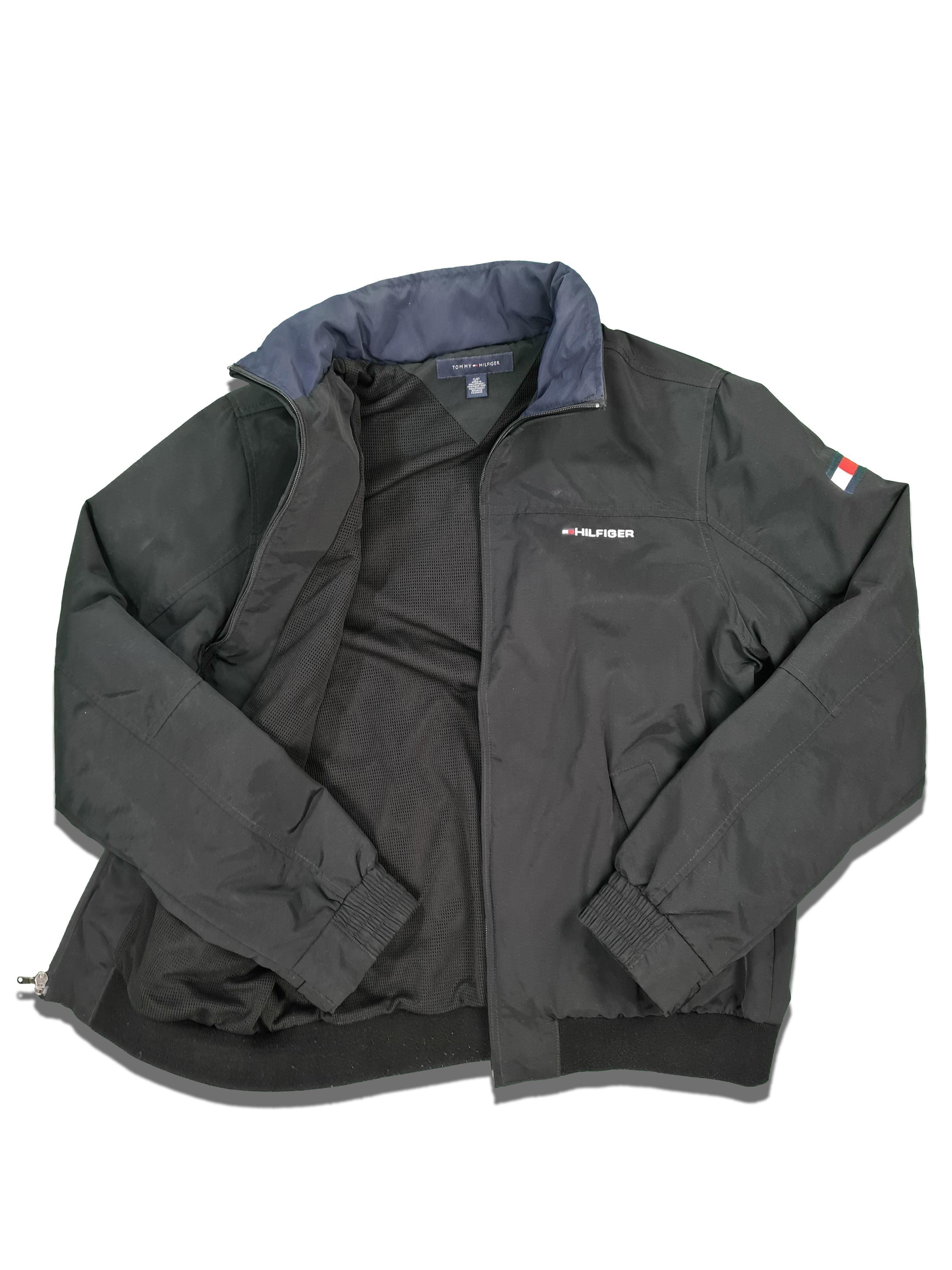 Moderne Tommy Hilfiger Übergangsjacke Schwarz S - RareRags