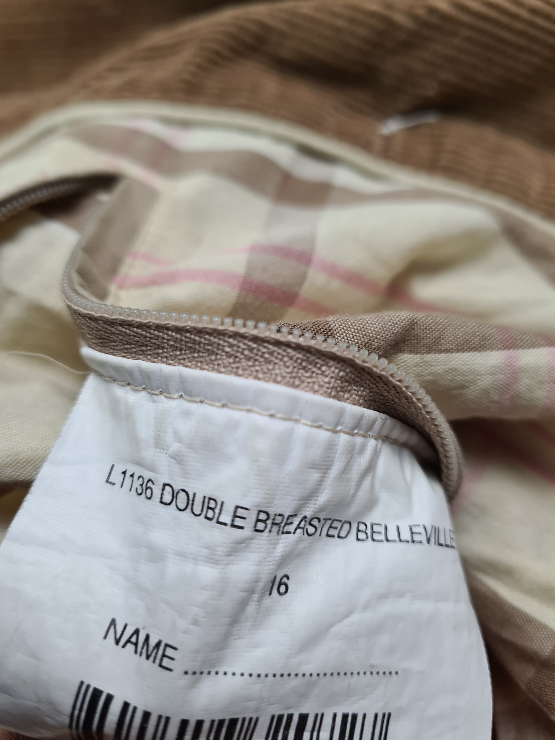 Basic Barbour Outdoor Damenjacke Waterproof And Breathable Hellbraun M-L - RareRags