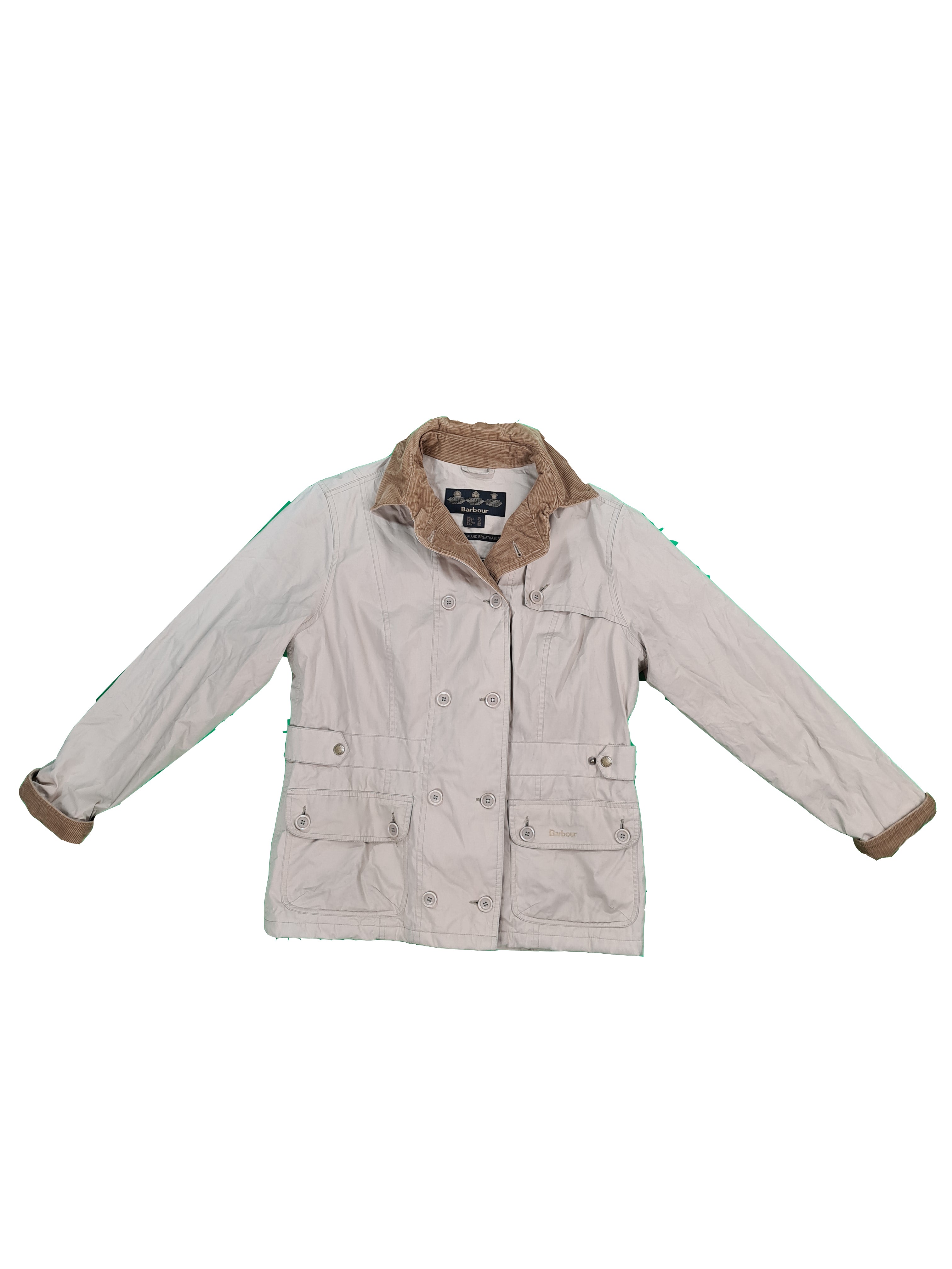 Basic Barbour Outdoor Damenjacke Waterproof And Breathable Hellbraun M-L - RareRags
