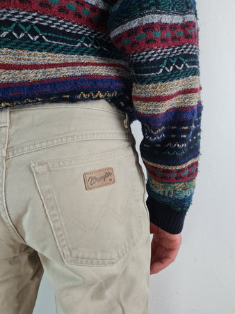 Moderne Wrangler Hose Texas Beige 31-34