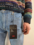 Moderne Levis Jeans lot 512 Destroyed Neu mit Etikett Hellblau W32 L34