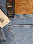 Moderne Levis Jeans lot 512 Destroyed Neu mit Etikett Hellblau W32 L34