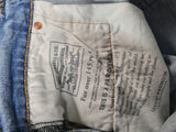 Moderne Levis Jeans lot 512 Destroyed Neu mit Etikett Hellblau W32 L34
