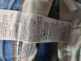 Moderne Levis Jeans lot 512 Destroyed Neu mit Etikett Hellblau W32 L34