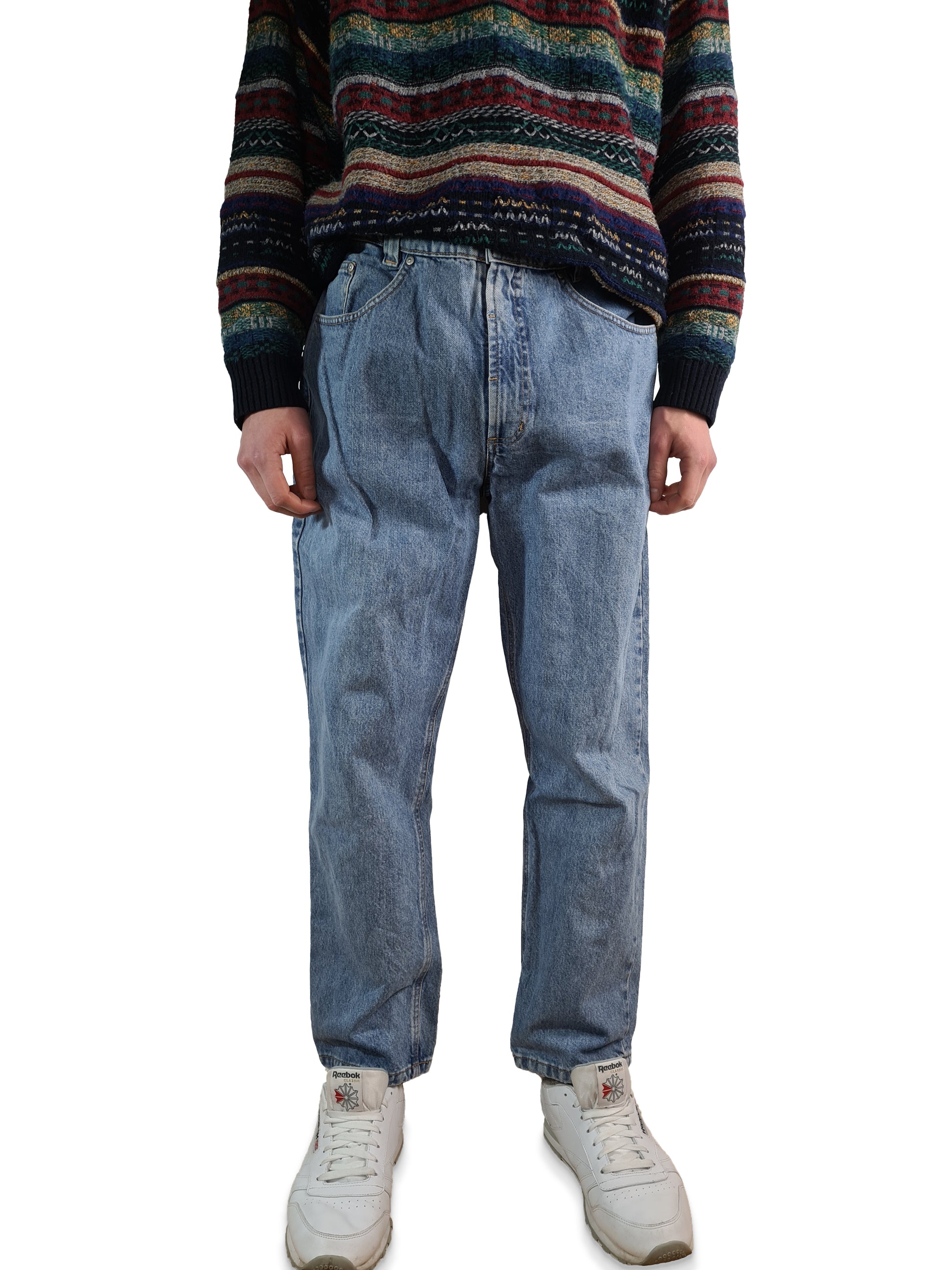 Vintage HIS Jeans Basic Hellblau L-XL - RareRags