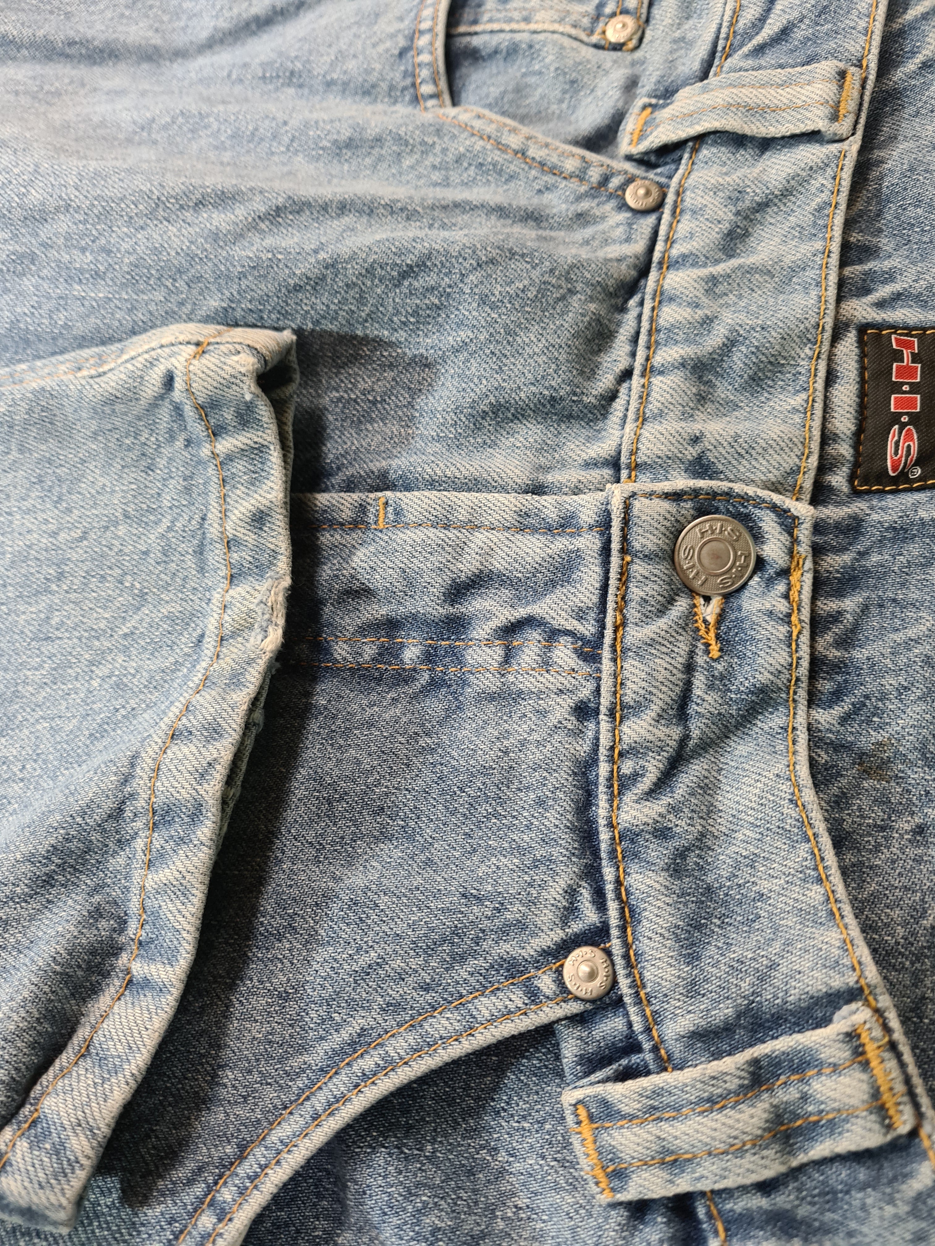 Vintage HIS Jeans Basic Hellblau L-XL - RareRags