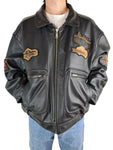 Vintage Super Bowl Lederjacke Indianapolis Rollfast XL-XXL